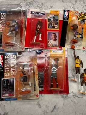 NBA Starting Lineup & Super Stars Collector Figures - Multi-Color